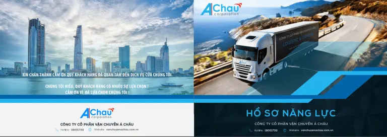 Bìa hồ sơ năng lực — trang 1 hồ sơ năng lực Á Châu
